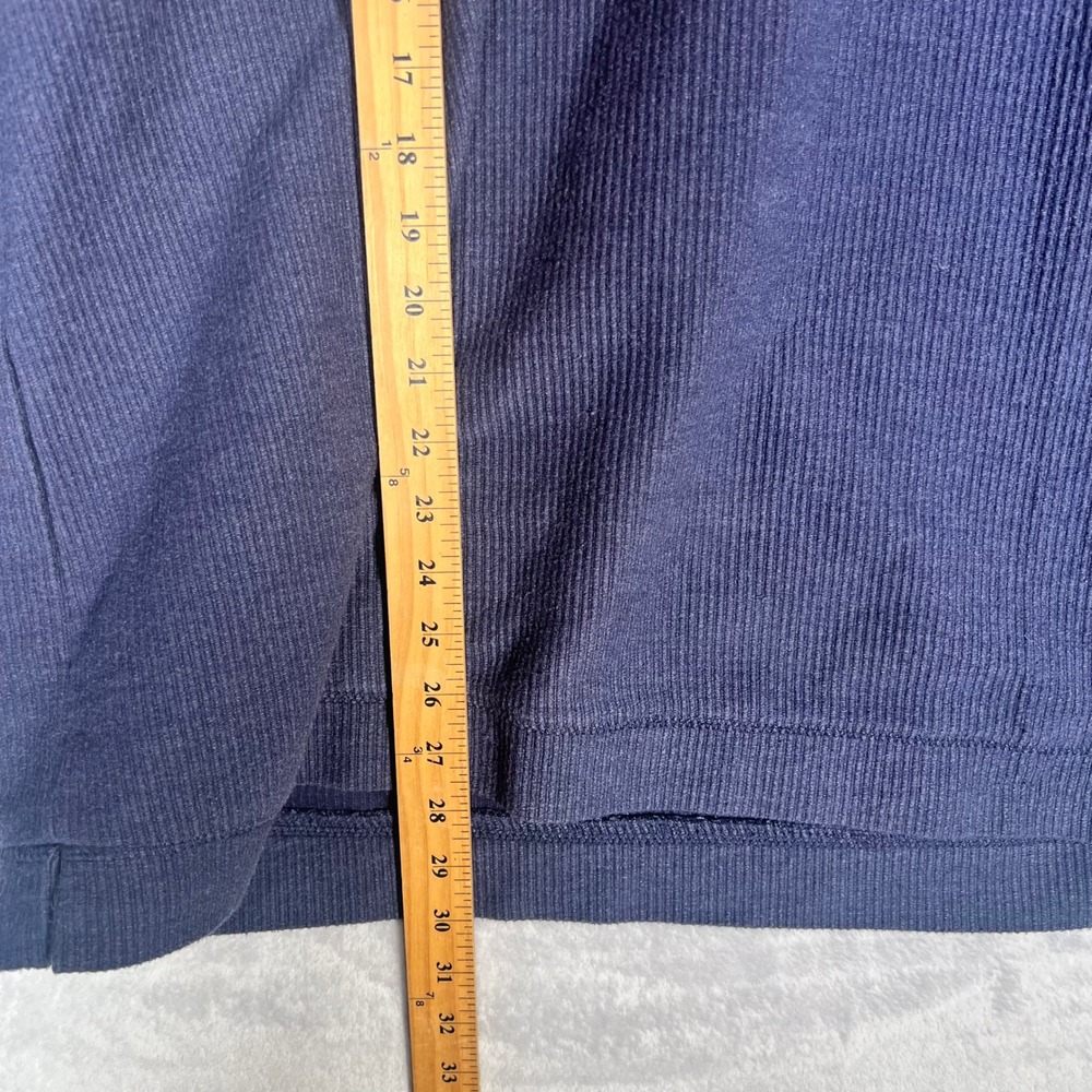 Champion NAU Lumberjacks Shirt Men 2XL Navy Blue Waffle Knit Thermal Long Sleeve - Picture 8 of 8